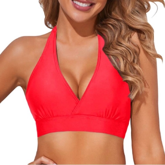 TEMPT ME One Piece Bikini For Women Halter Neck Swimsuit - Picture 5 of 16